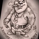 old school tetoválásminták a 18. karon