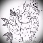 old school tetoválásminták a karon 19