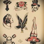 old school tetoválásminták a karon 24