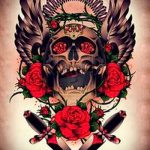 old school tetoválásminták a 36 -os karon