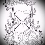 old school tetoválás vázlatok homokóra 2