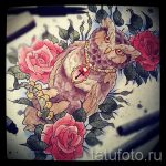 old school tetoválás vázlatok bagoly 4