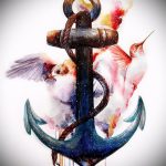 old school tetoválás vázlatok horgony 7