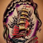 old school tetoválásvázlatok férfiaknak 1