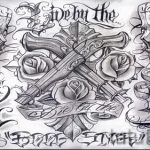 tetoválásvázlatok fekete -fehér old school