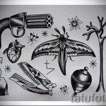 tetoválásvázlatok fekete -fehér old school