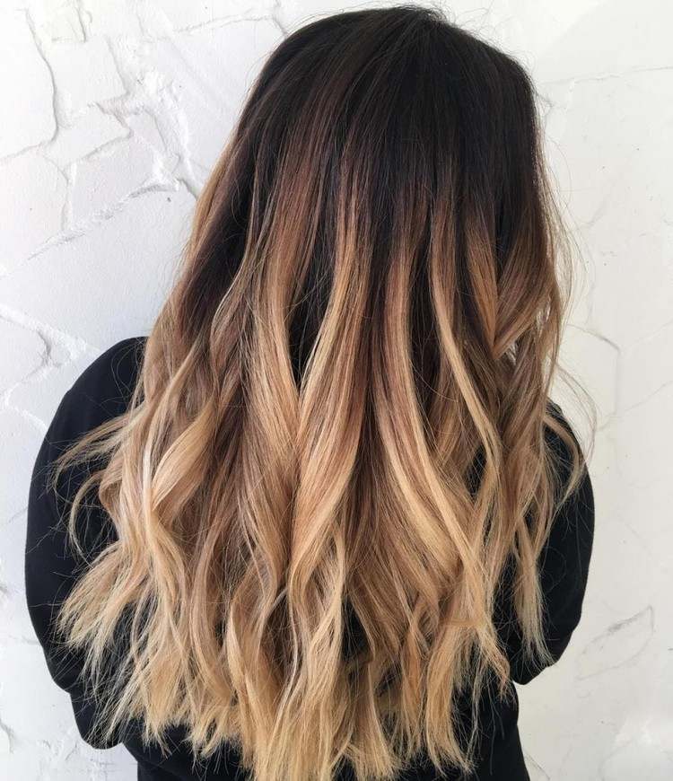 ombre-blond-look-moderné-dlhé-vlasy-nápady