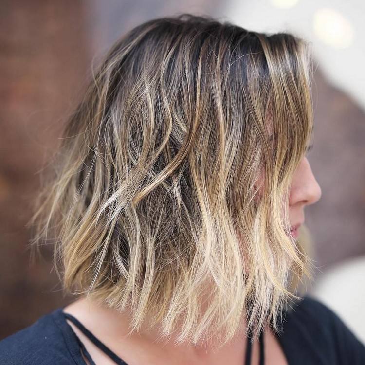 ombre-blond-bob-účes-blond-melír-ombre-look