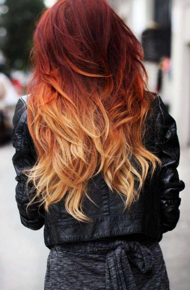 ombre-blond-ryšavé vlasy-pútavé-vlasy-farba