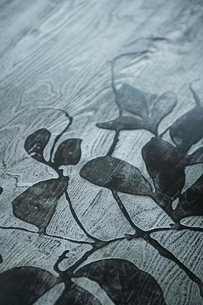 kolekcia nábytku ombre taliansky motív kvetinová čierna biela