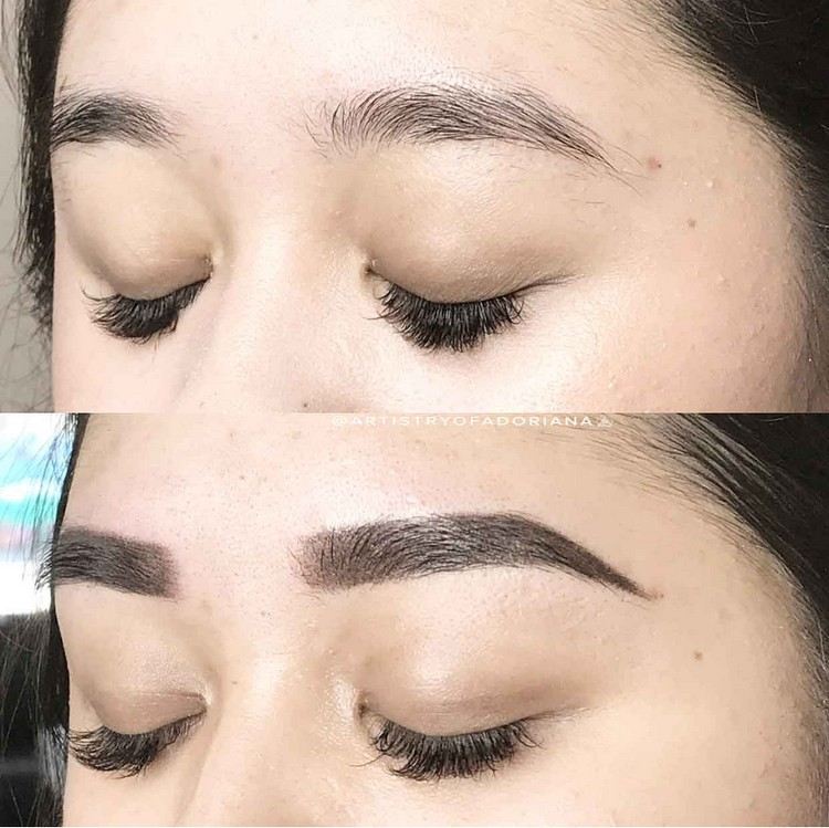 Ombre púder obrázky na obočie pred po trendoch starostlivosti o tvár