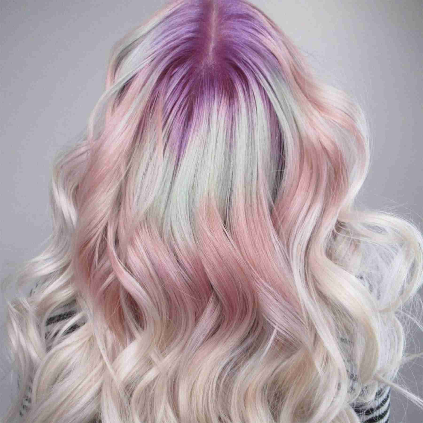 Gem Roots Trend vlasov Dúhové nápady účesov Účesy Dlhé vlasy Módne trendy