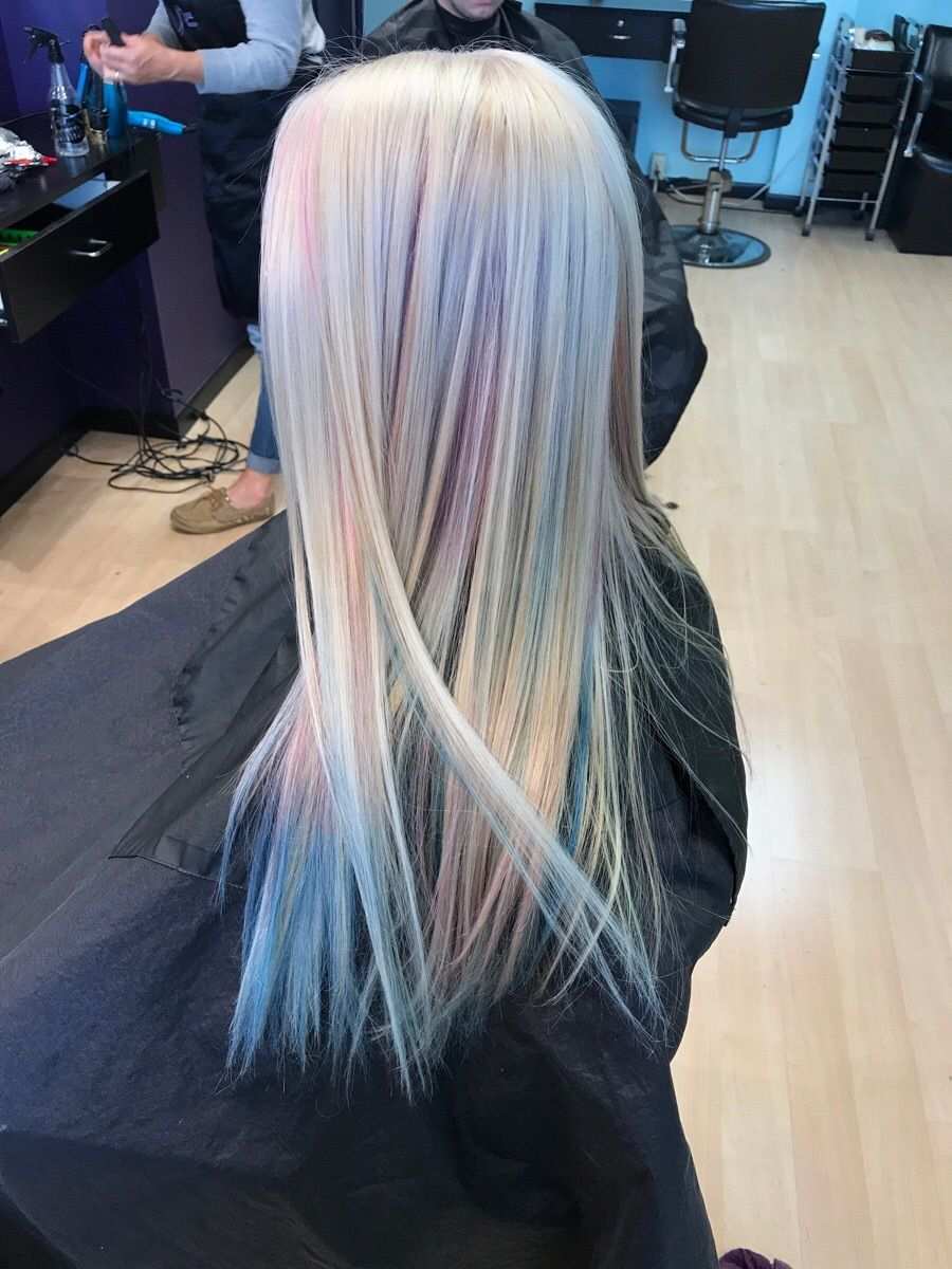 Opal Hair Highlights Účesy s dlhými vlasmi nápady dámy