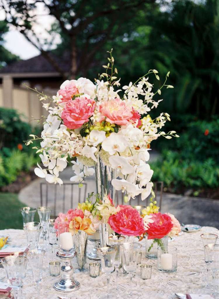 orchidey stolné dekorácie záhradná ozdoba-kytica-jar-pivonky-tégliky-sviečky