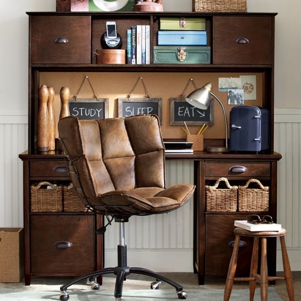 chlapčenská izba pracovný priestor teenager drevený bejzbalový ventilátor