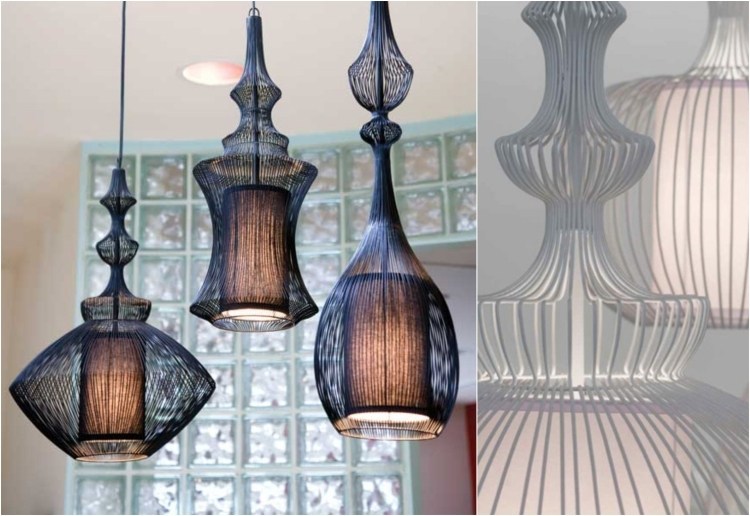 Kovové závesné svetlá značky Elite orientálna-moderná-ľahká-kov-elita