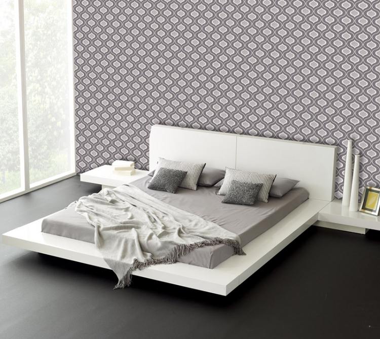 Obklady na stenu s marockým vzorom v šedej farbe morocan-glass-tile-wall-Edgewater