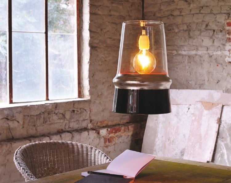 Sklenená závesná lampa od Hindi Rabii závesná lampa orientálno-moderná-Hind-Rabii-sklo