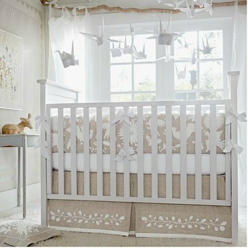 Dizajn detskej izby-origami vtáky