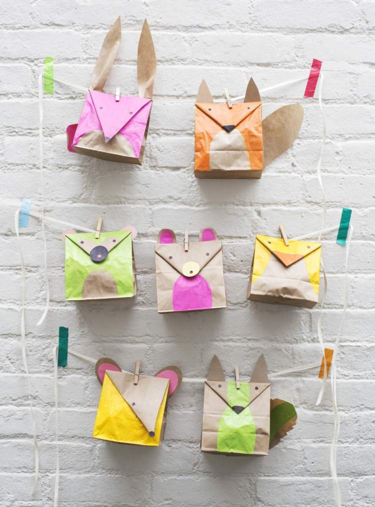 Vyrobte si krásne zvieratká z vriec s chlebom a naplňte ich sladkosťami a darčekmi na vianočné obdobie