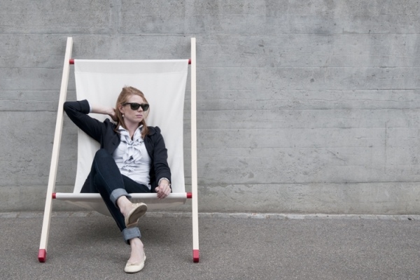 dizajnový nábytok moderná stolička Curt ležadlo curt s dizajnovým nábytkom