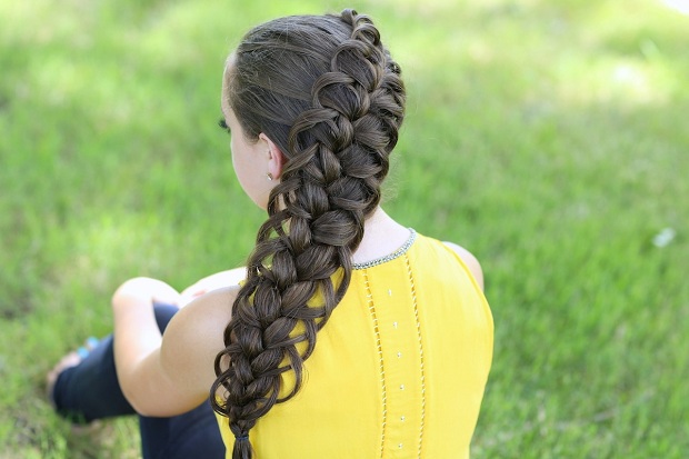Pletené účesy nápady nápady návod na dlhé vlasy Návody na nápady dlhé vlasy