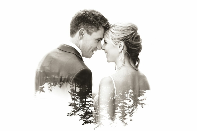 Pôvodné svadobné fotografie je možné dvakrát exponovať alebo upraviť