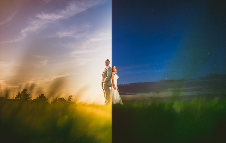 Iný druh dvojitej expozície s kompozitnými obrázkami