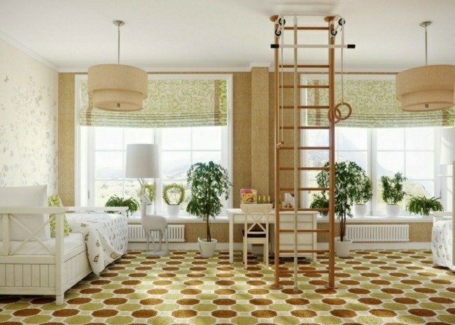 Nábytok, ktorý rastie s dieťaťom Stúpanie po schodoch