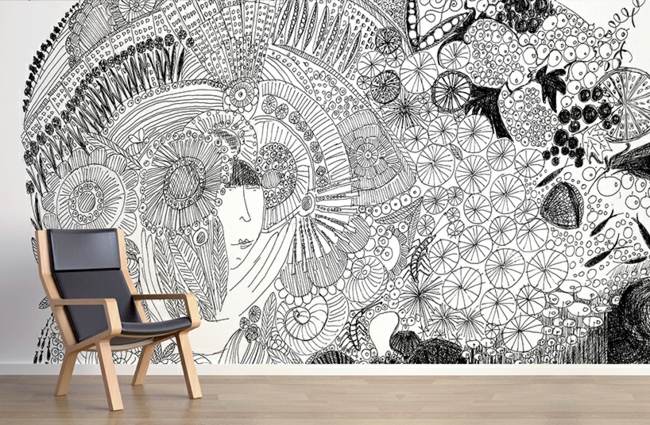 Samolepky na stenu Japonské umenie, moderné nálepky na stenu