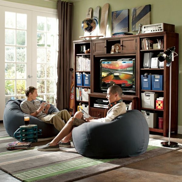 Sedačka sedacích vakov do detskej izby