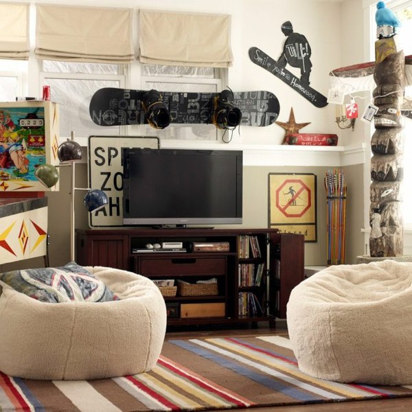 cool room chlapci nápady sedací vak