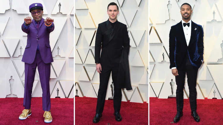 Muži večerné oblečenie Nicholas hoult michael b jordan