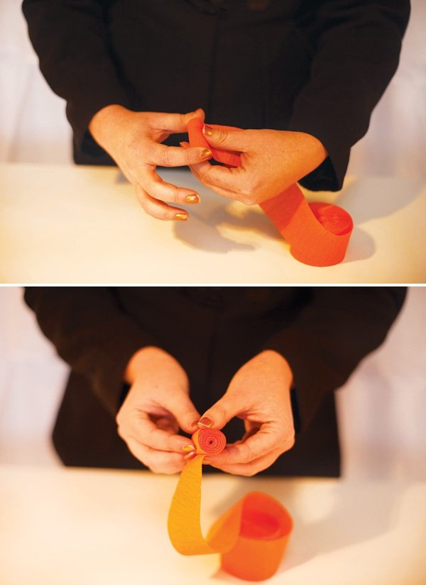 Návod na ručné práce papierová dekorácia Veľká noc