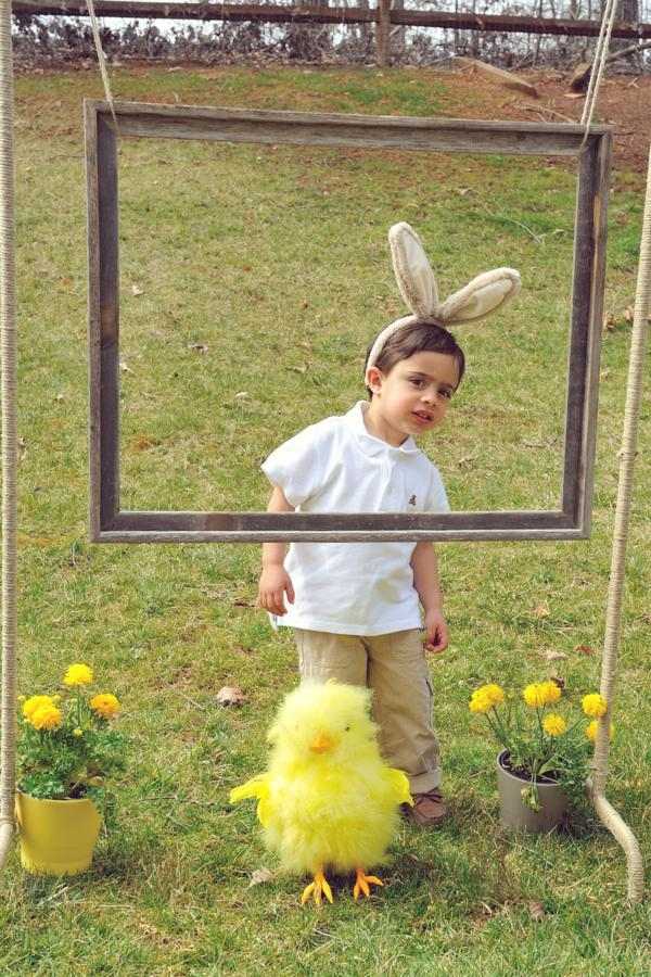 detská párty záhrada-na Veľkú noc-zamaskovať nápady-veľkonočný zajačik-uštipovanie nápady na záhradnú párty pre deti, veľkonočné zajačie uši