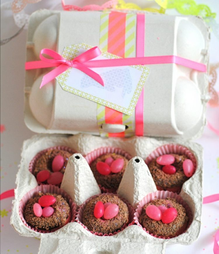 Veľkonočné remeslá-kartóny na vajíčka-veľkonočné darčeky-ručné práce-pečenie-muffiny-obaly