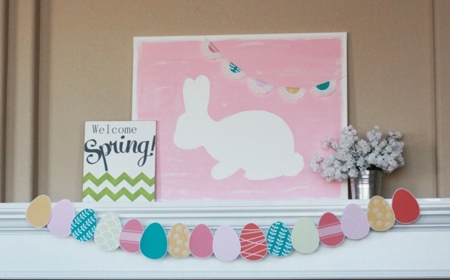 veľkonočný zajačik silueta vystrihnúť veľkonočné vajíčka