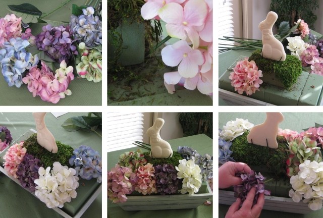 Veľkonočné dekorácie vytvorte si vlastný nápad hortenzie čokoládový zajačik mach
