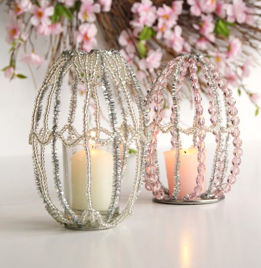 jednoduchý-veľkonočné-dekoračné-nápady-korálky čistič rúrok