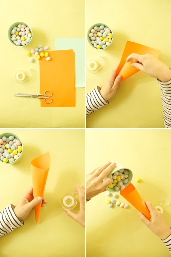 veľkonočné darčeky pre deti nápady drotári tašky sladkosti mrkva Veľkonočné darčeky pre deti nápady drotár tašky sladkosti mrkva