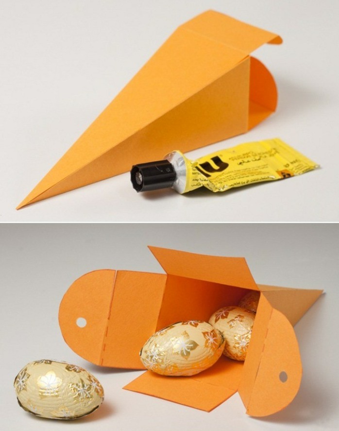 Veľkonočné darčeky urobia zo seba čokoládové vajíčko a urobia lepidlo