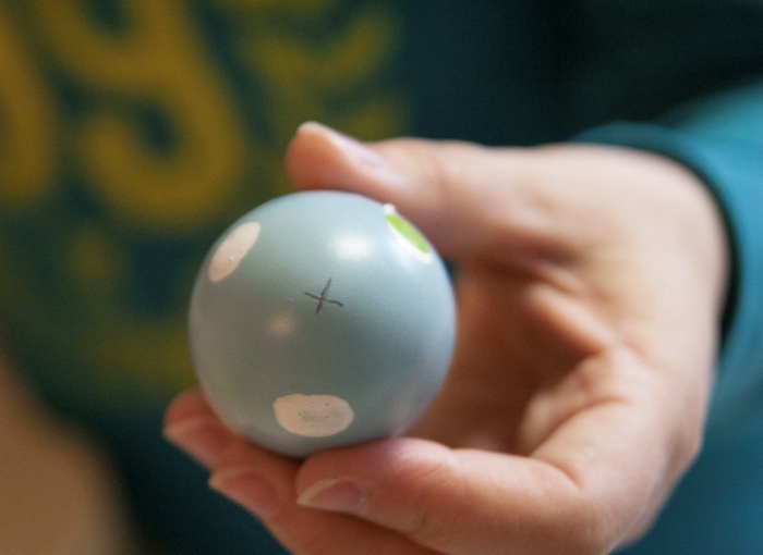 Veľkonočné vajíčko plastové darčekové označenie farebný svietnik