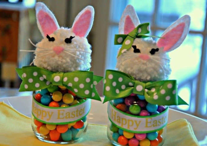 Veľkonočný zajačik darčeky pre domácich majstrov cukrovinky