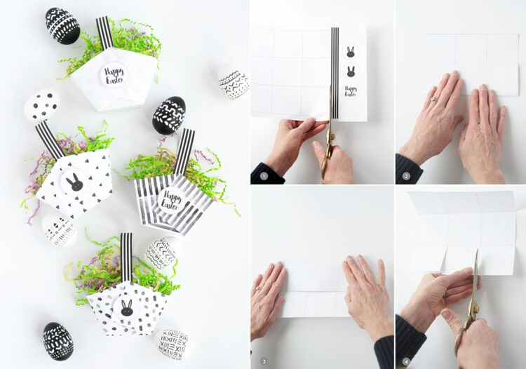 Vyrobte si s deťmi jednoduché veľkonočné košíky