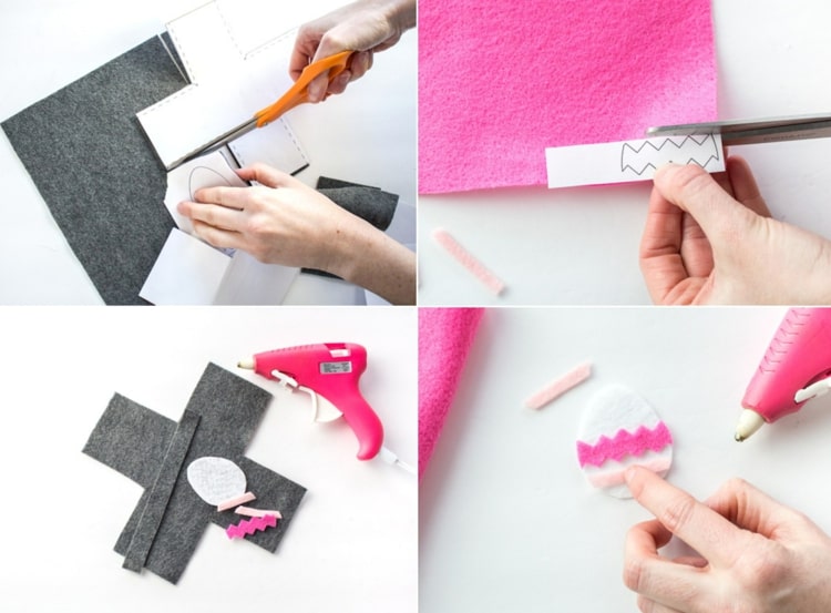 Jednoduchý návod na výrobu veľkonočných košíkov z plsti