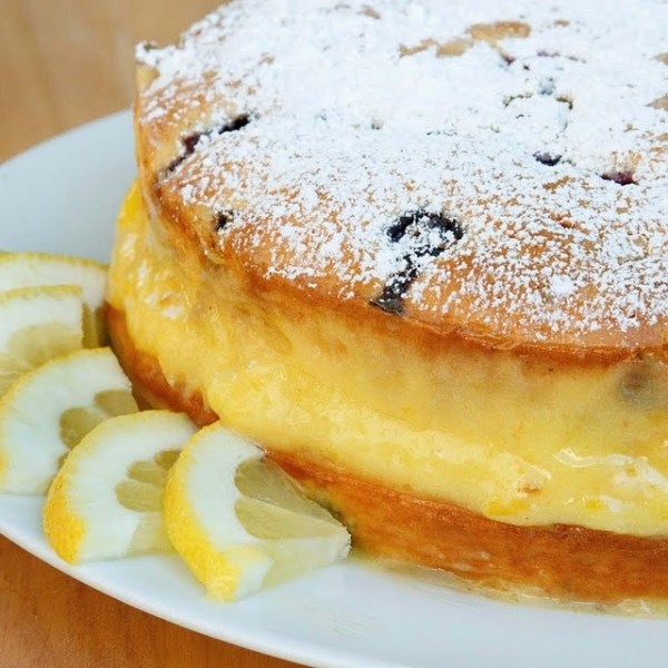 chutné veľkonočné recepty - jemný citrónový koláč - bobule