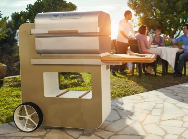 Dizajnový gril Gril Bob gril na drevené uhlie