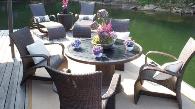 vonkajšie nápady ratanový nábytok zariaďovací materiál tipy pre rastliny nápady nábytok ratan zariaďovanie nábytok tipy rastliny