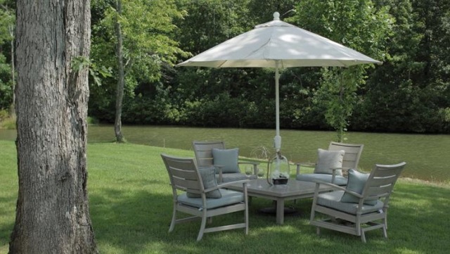 vonkajšie nízke dizajnové prvky slnečník zelené prostredie nábytok záhrada nízke dizajnové prvky slnečník zelený