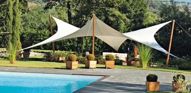 Manta markíza šesťhranná záhradná ochrana pred slnkom Unopiu Outdoor